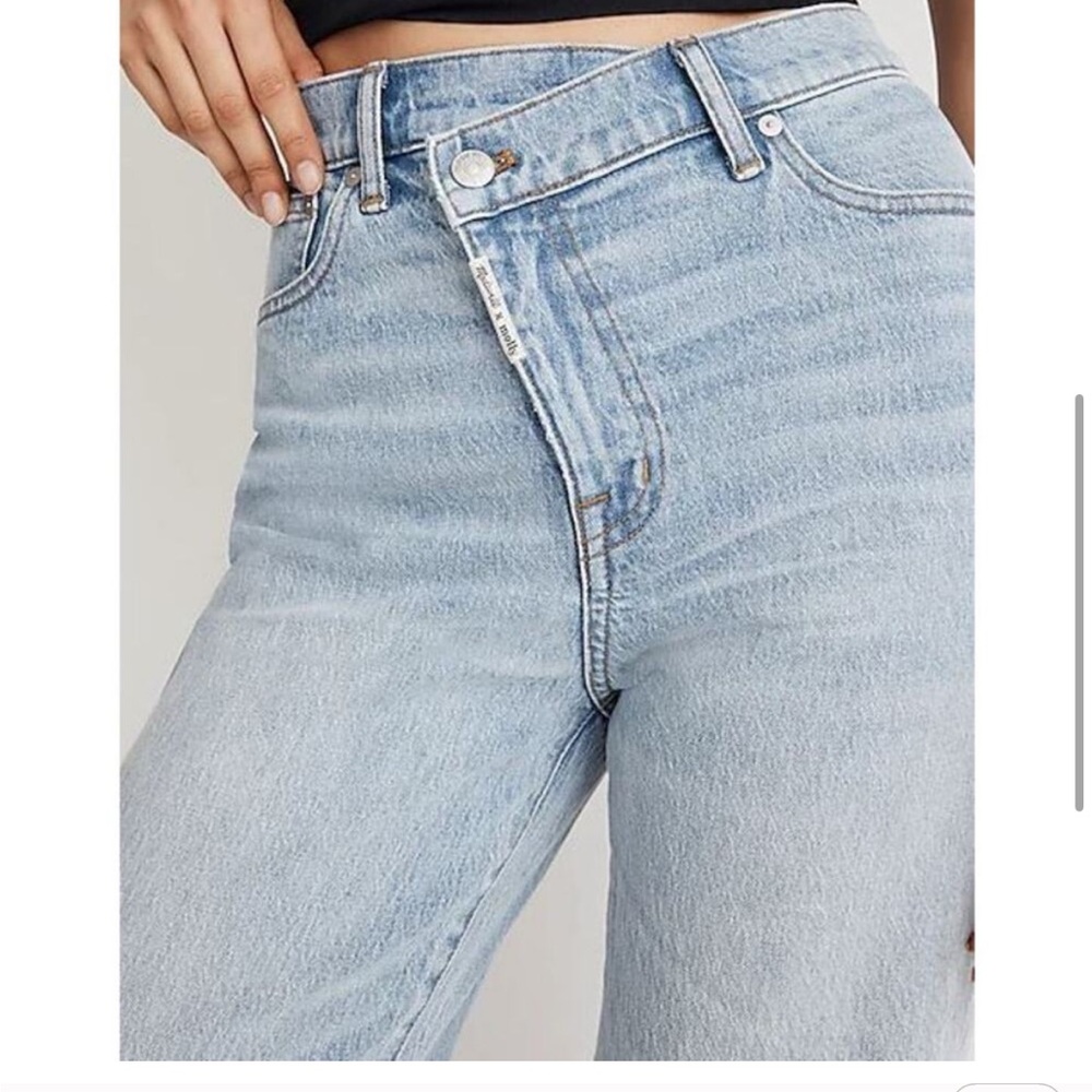 Madewell x Molly Dickson Crossover Baggy Straight Jeans